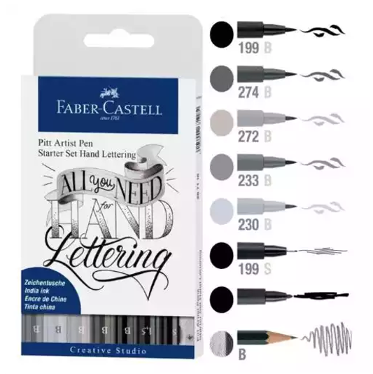 Marcadores Faber-Castell Lettering x20 - Plásticos Israel