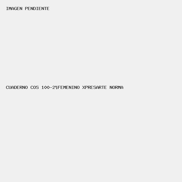 CUADERNO COS 100-2 FEMENINO XPRESARTE NORMA