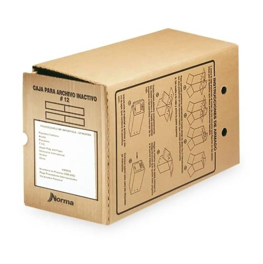 CAJA ARCHIVO NORMA N 12 INACTIVO/ RECUBRIMIENTO