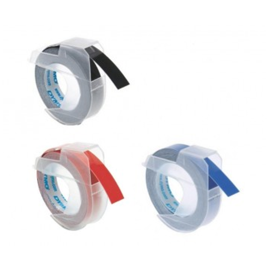 CINTA ROTULADORA DYMO 3/8 VINILO COLORES