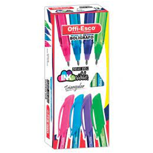 BOLIGRAFO SEMIGEL OFFI-ESCO COLORES REF OE-077