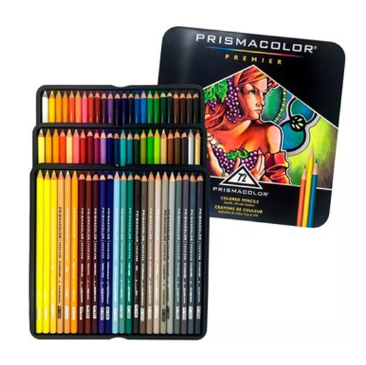COLORES PRISMACOLOR X72 LARGO EST METALICO