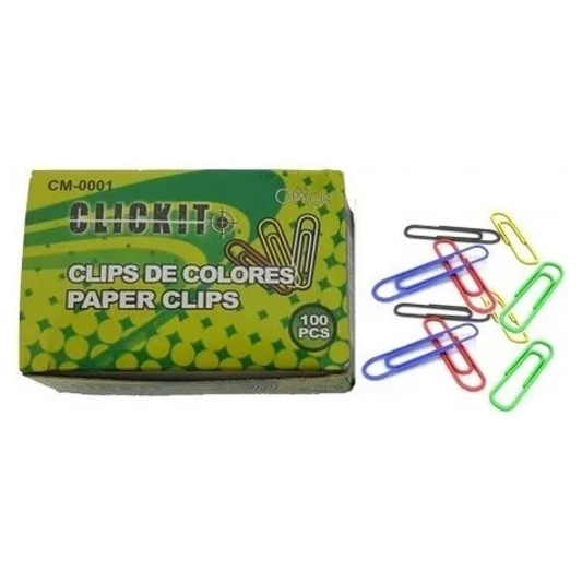 CLIPS COLORES X100 CLICKIT REF CM0001