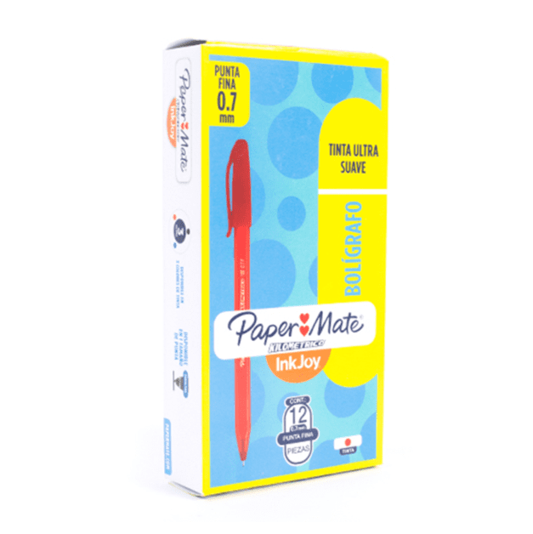 BOLIGRAFO KILOM 100 ROJO PUNTA FINA