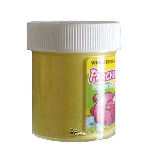 VINILO PERLADO PARCHESITOS X33 AMARILLO CLARO