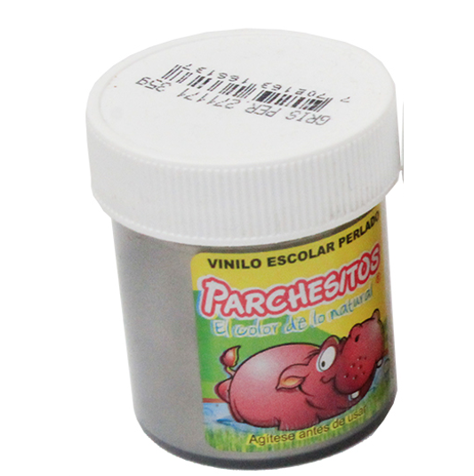 VINILO PERLADO PARCHESITOS X33 GRIS PERLA