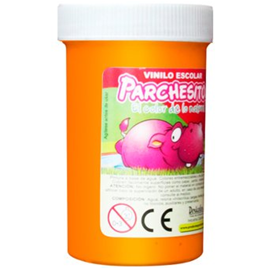 VINILO PARCHESITOS X125 NARANJA