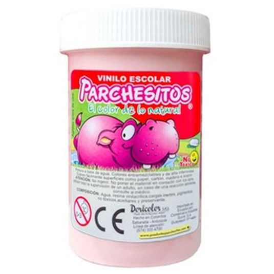 VINILO PARCHESITOS X125 ROSADO