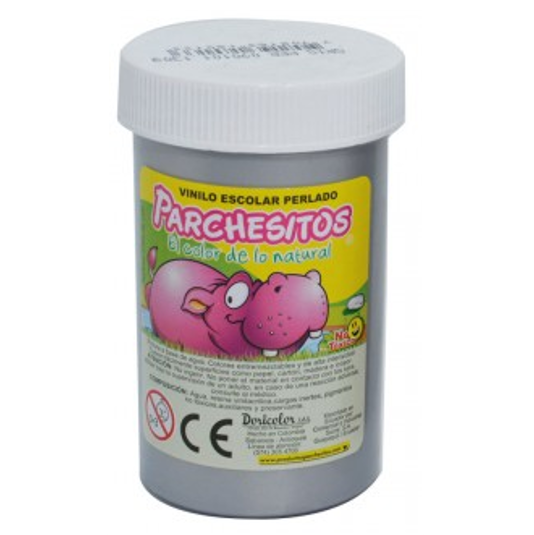VINILO PERLADO PARCHESITOS X125 GRIS