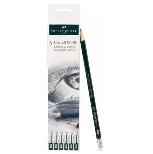 EST LAPIZ GRADUADO FABER X6 CAJA CARTON