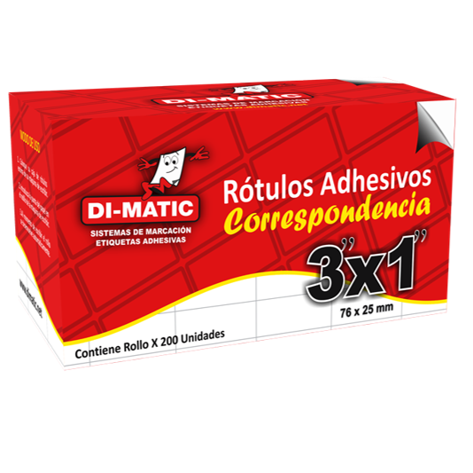 ROTULOS ADHES 3X1 DIMATIC