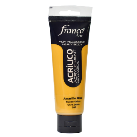 ACRILICO PROFESIONAL FRANCO X100 ML AMARILLO OCRE