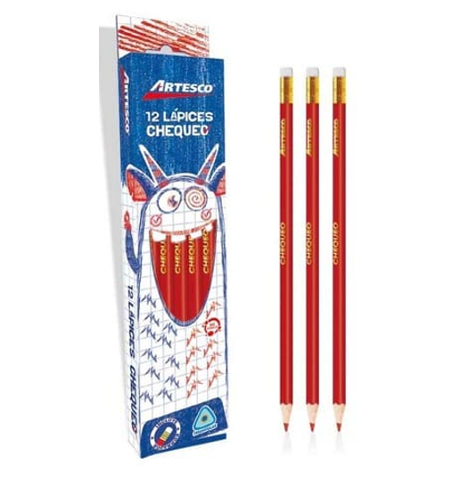 LAPIZ CHEQUEO ROJO ARTESCO