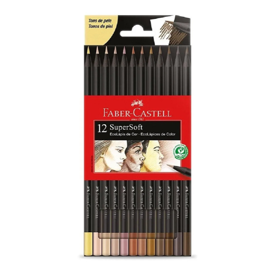 COLORES FABER SUPERSOFT X12 TONOS PIEL