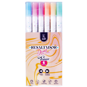 ▷ Resaltador Pastel x 6 Incolors Scribe